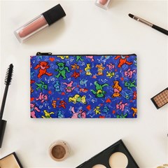 Grateful Dead Dancing Bears Pattern Cosmetic Bag (small) by Salmanaz77