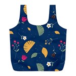 Cute Korean Pattern Full Print Recycle Bag (L) Back