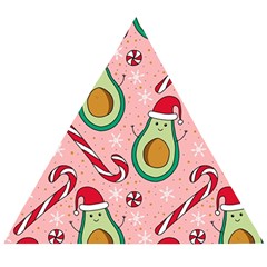 Avo Merry Christmas, Candies, Candy Cane Wooden Puzzle Triangle by kyorashop23