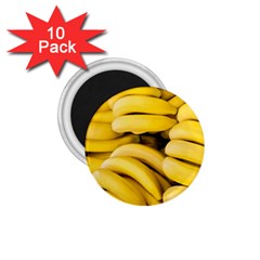 Bananas, Macro, Fruits, Ripe Bananas 1 75  Magnets (10 Pack)  by kyorashop23