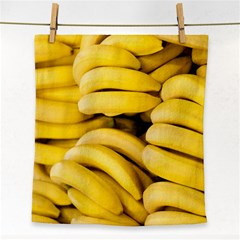 Bananas, Macro, Fruits, Ripe Bananas Face Towel by kyorashop23