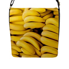 Bananas, Macro, Fruits, Ripe Bananas Flap Closure Messenger Bag (l) by kyorashop23