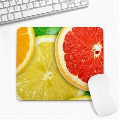 Fruit, Lemon Large Mousepad by kyorashop23