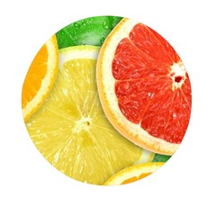 Fruit, Lemon Mini Round Pill Box (pack Of 3) by kyorashop23