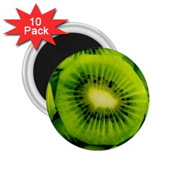 Kiwi Fruits, Close-up, Exotic Fruit 2 25  Magnets (10 Pack)  by kyorashop23