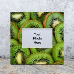 Kiwi Texture, Background With Kiwi, Fruits, Kiwi White Box Photo Frame 4  X 6  by kyorashop23