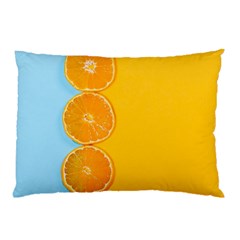 Orange, Slices, Fruit, Citrus Pillow Case (two Sides) by kyorashop23