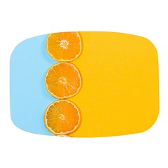 Orange, Slices, Fruit, Citrus Mini Square Pill Box by kyorashop23