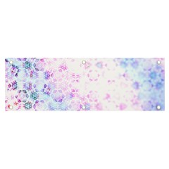 Digital Art Artwork Abstract Pink Purple Banner And Sign 6  X 2  by Dutashop