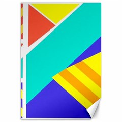 Geometric  Design 04 Canvas 12  X 18  by myclothy