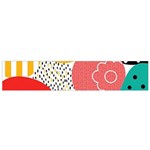 Geometric Design 07 Small Premium Plush Fleece Scarf Front