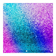 Rainbow Colors Colorful Pattern Banner And Sign 3  X 3  by Posterlux
