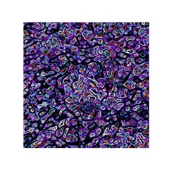 Neon Symphony Design Square Satin Scarf (30  X 30 ) by dflcprintsclothing