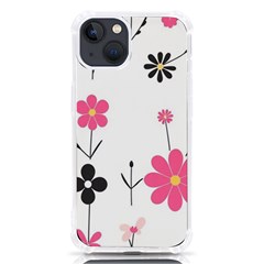  Minimalist Pattern With Simple Lines,flower And Shapes, Creating A Clean And Modern Iphone 13 Tpu Uv Print Case by myclothy