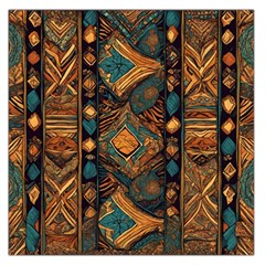Tribal Chic Square Satin Scarf (36  X 36 ) by pollyparadiseartshop