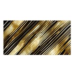 Gold Rush Satin Shawl 45  x 80  Front