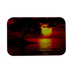 Sunset Nature Sea Dusk Landscape Open Lid Metal Box (silver)   by Salmanaz77