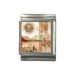 Abstract Sun Boho Bohemian Design Italian Charm (13mm) Front