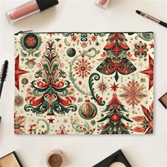 Christmas Tree Snow Cosmetic Bag (xl) by Bedest