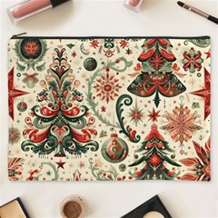 Christmas Tree Snow Cosmetic Bag (xxxl) by Bedest