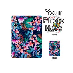 Hawaiian Flowers Hawaii Playing Cards 54 Designs (mini) by Cemarart