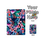 Hawaiian Flowers Hawaii Playing Cards 54 Designs (Mini) Front - HeartK