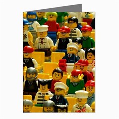 Lego People, Games Greeting Cards (pkg Of 8) by kyorashop23