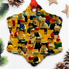 Lego People, Games Ornament (snowflake) by kyorashop23