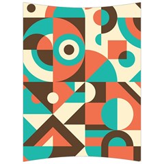 Retro Colorful Background, Retro Abstraction Back Support Cushion by kyorashop23