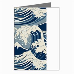 Japanese Wave Pattern Greeting Card by Cemarart