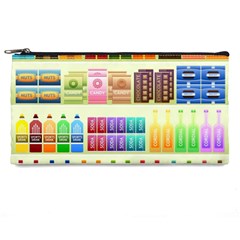 Supermarket Shelf Products Snacks Pencil Cases by Cemarart