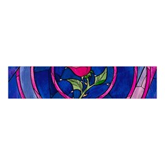 Enchanted Rose Stained Glass Velvet Scrunchie by Cemarart