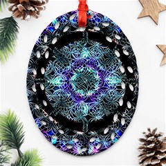 Round Wreath Ornament (oval Filigree) by Sabxi
