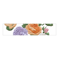 Embroidery Roses Floral Design Velvet Scrunchie by Sabxi