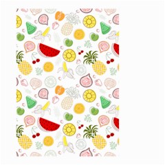Pattern Seamless Texture Fruit Small Garden Flag (two Sides) by Sabxi