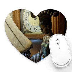 Lady Heart Mousepad by bestdesignintheworld
