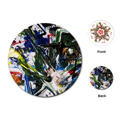 Snow In A City-1-1 Playing Cards Single Design (round) by bestdesignintheworld