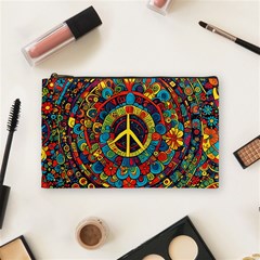 Peace Abstract Pattern Creative Drawing Cosmetic Bag (medium) by Posterlux
