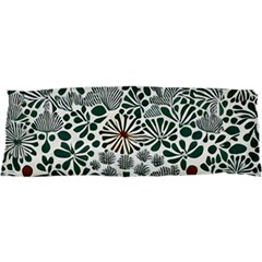 Retro Scandinavian Nordic Flowers Pattern 5 17 x47  Body Pillow Case Dakimakura (two Sides) by violetheavensky