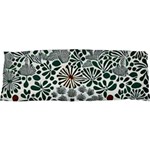 Retro Scandinavian Nordic Flowers Pattern 5 17 x47  Body Pillow Case Dakimakura (Two Sides) Back