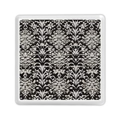 Gothic Leaf Pattern 4 Memory Card Reader (square) by violetheavensky