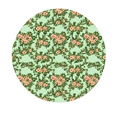 Retro 1880s Flowers Pattern 5 Mini Round Pill Box (pack Of 3) by violetheavensky
