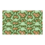 Retro 1880s Flowers Pattern 5 Banner and Sign 5  x 3  Front