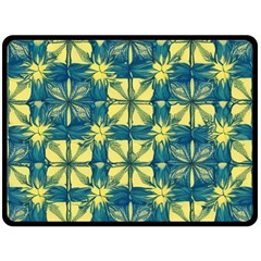 Royal Fractal Pattern 2 Two Sides Fleece Blanket (large) by violetheavensky