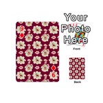 Retro 1880s Flowers Pattern Playing Cards 54 Designs (Mini) Front - Diamond9
