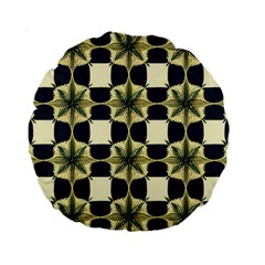 Royal Fractal Pattern Standard 15  Premium Round Cushions by violetheavensky
