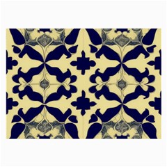 Royal Fractal Pattern 3 Large Glasses Cloth by violetheavensky
