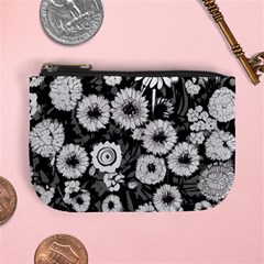 Mid Century Retro Floral 1970s 1960s Pattern 87 Mid Century Retro Floral 1970s 1960s Pattern 86 Mini Coin Purse by violetheavensky