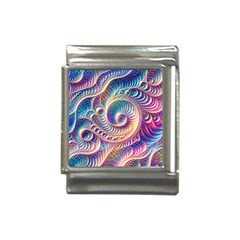 Abstract Fractal Art Swirl Pattern Italian Charm (13mm) by Salmanaz77