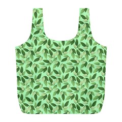 Leaves Pattern Texture Seamless Full Print Recycle Bag (l) by Hannah976